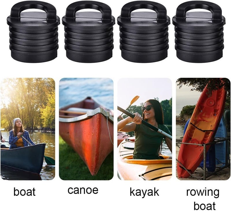 woobles Kayak Scupper Plug Kit, 8X Marine Boat Scupper Stoppers Bungs for Kayak Canoe Boat Drain Holes Plugs Replacement - Image 3